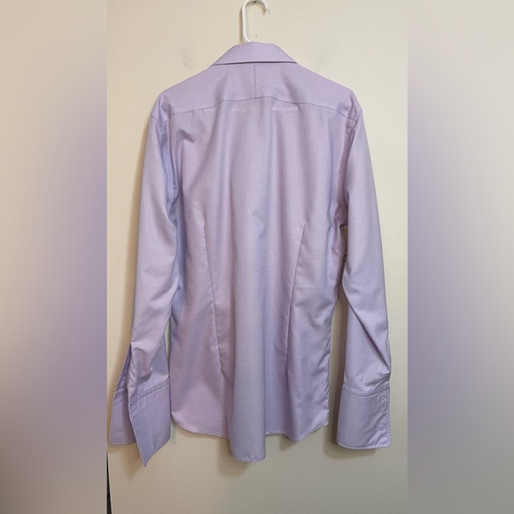 Hawes & Curtis ST James Slim Fit Button Down Shirt French Cuffs Sz 16.5/36 - Picture 11 of 17